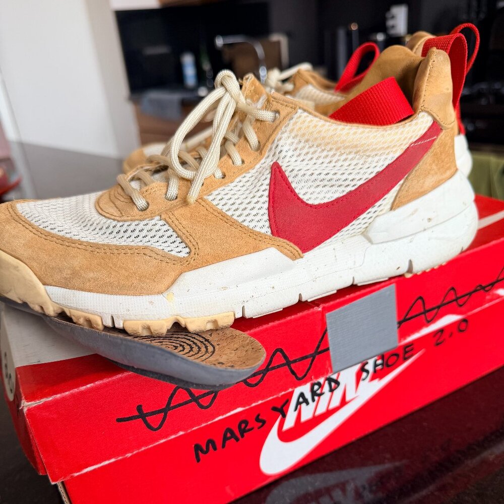 Tom Sachs x NikeCraft Mars Yard Shoe 2.0 – Size 7 – Gifted & Signed by Tom Sachs